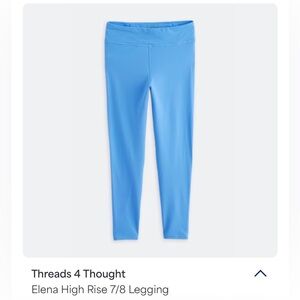NWT~Threads 4 Thought Sky Blue Leggings